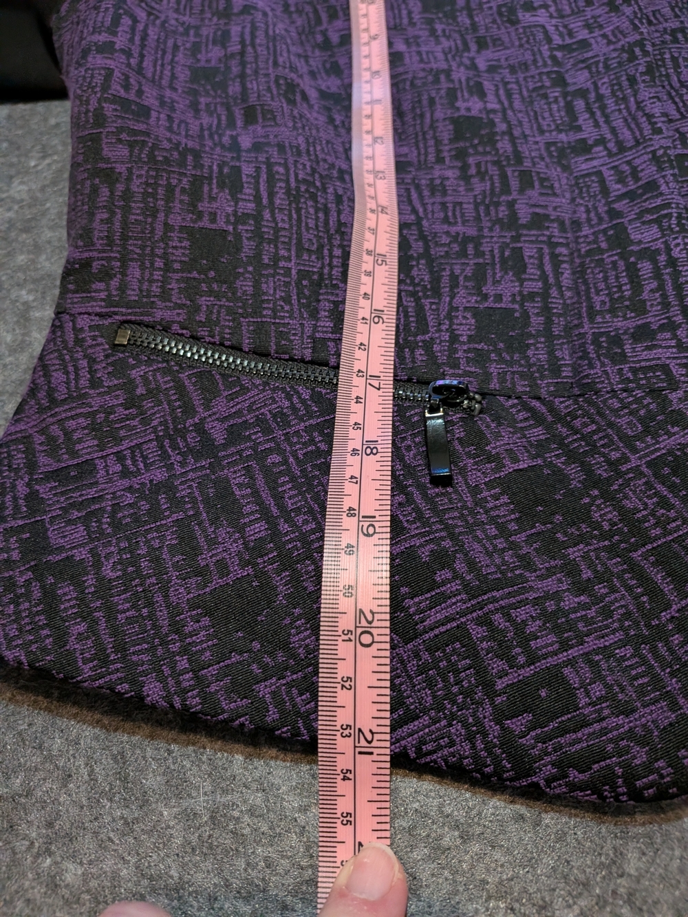 Mary Kay Purple and Black Patterned Blazer by Twinhill - Picture 13 of 14